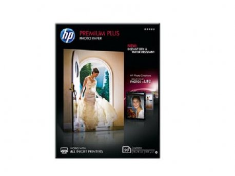 HP Premium Plus Glossy Photo Paper-20 sht/13 x 18 cm