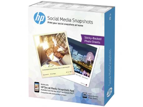 HP Social Media Snapshots, 25 sheets, 10x13cm