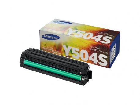 SAMSUNG CLT-Y504S Yellow Toner Cartridge