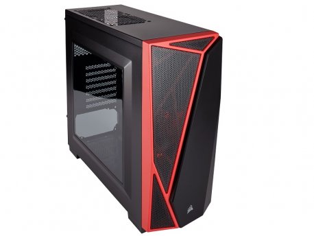 CORSAIR Mid-Tower Gaming kuciste Carbide Spec-04, ATX, 1xVent, akrlina stranica, crveno-crno