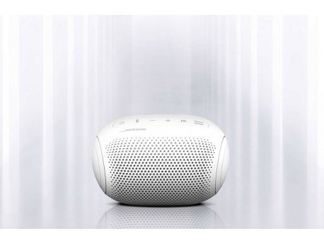 LG XBOOM Go PL2W, Portable Bluetooth Speaker, 5W, White