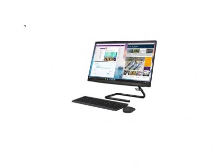 LENOVO AIO A340-24ICK 23.8 FHD/i5-9400T/8GB/256GB SSD NVMe/IntelHD/DVD-RW/USB KB&Mouse/DOS/Black (F0ER008PRI)