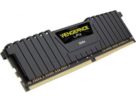 CORSAIR RAM DIMM DDR4 8GB (1x8GB) 2400Mhz CL16 Vengeance LPX, crni