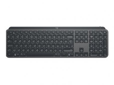 LOGITECH MX Keys Advanced Wireless Illuminated Keyboard, GRAPHITE, US, 920-009415