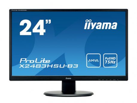 IIYAMA 24, Full HD, 75Hz, AMVA, 4ms, Zvučnici, X2483HSU-B3