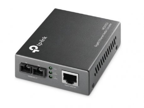 TP LINK Media konverter Gigabit Ethernet 1000Mbps single-mode SC fiber, domet do 15km (MC210CS)