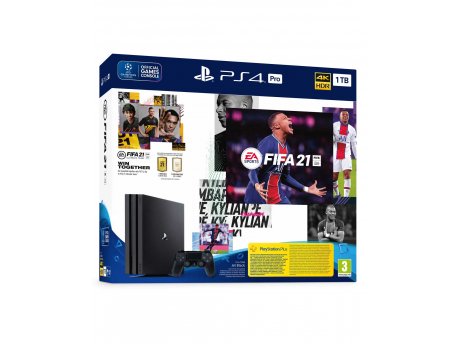 PLAYSTATION PS4 1TB PRO G chassis  + FIFA 21