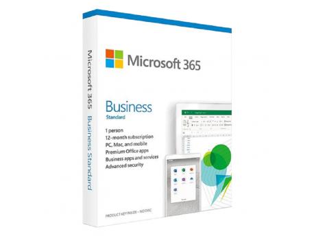 MICROSOFT 365 Business Standard Ret Eng Sub1YR CEE Only Mdls P6 (KLQ-00501)