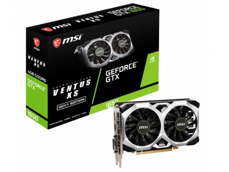MSI NVidia GeForce GTX 1650 4GB 128bit GTX 1650 D6 VENTUS XS OCV1