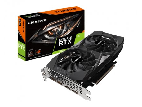 GIGABYTE NVidia GeForce RTX 2060 6GB 192bit GV-N2060OC-6GD rev 2.0