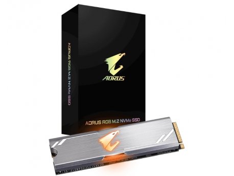 GIGABYTE 256GB M.2 PCIe Gen3 x4 NVMe AORUS RGB SSD GP-ASM2NE2256GTTDR