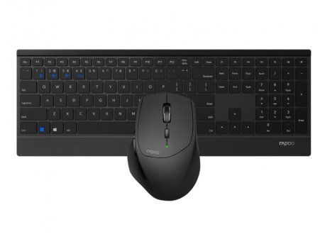 RAPOO 9500M Multi Mode Wireless Combo set crni