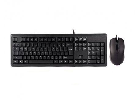A4 TECH KR-9276 USB US crna tastatura + USB crni