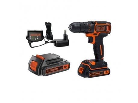 BLACK&DECKER BDCDC18B aku busilica odvijac 18V sa 2 baterije u kartonskom pakovanju