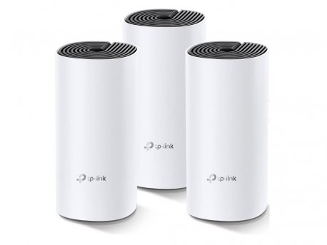 TP LINK Wi-Fi Whole-Home Mesh AC1200 Dual-Band 300/867Mbps (3-pack) - DECO M4