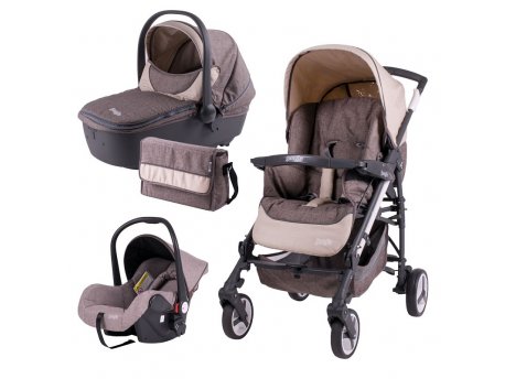 Jungle LUX 3IN1-BEIGE B.KOLICA TRIO