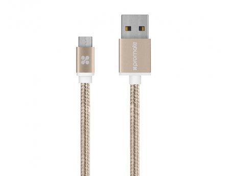 PROMATE U2M micro USB kabl 1.2m zlatni