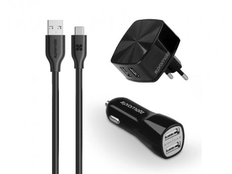 PROMATE UniCharger Ultra-Fast 3-u-1 punjač za USB-C