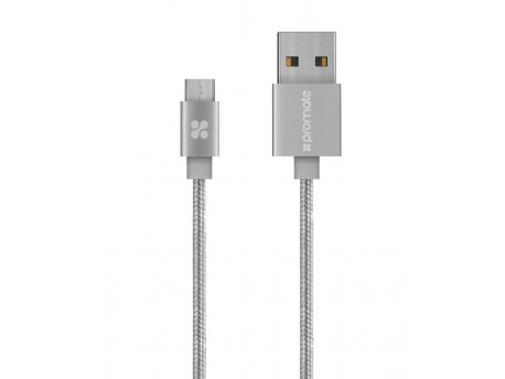 PROMATE U2M micro USB kabl 1.2m sivi