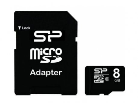 SILICON POWER MC MicroSDHC 8GB Class 10, SP008GBSTH010V10SP