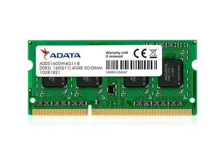 ADATA SODIMM DDR3 4GB 1600MHz ADDS1600W4G11-S