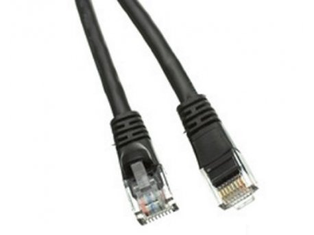 E-GREEN Kabl UTP patch Cat5e 0.3m crni
