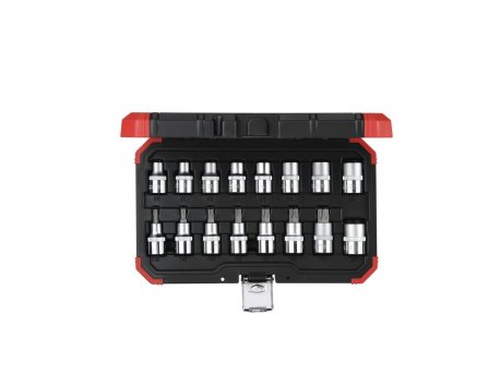 GEDORE SET NASADNIH KLJUČEVA TORX  1/2″ E10-24/T30-70 16 D