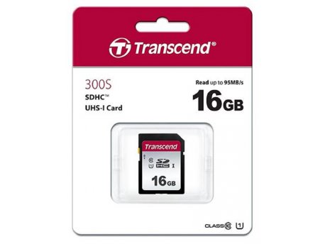 TRANSCEND SD CARD 16GB  TS16GSDC300S