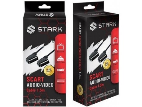 STARK Kabl audio 3.5mm stereo na 2X3.5mm stereo 1.5m
