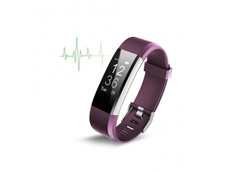 FIT PRO UP ID115 Plus HR Purple fitnes narukvica