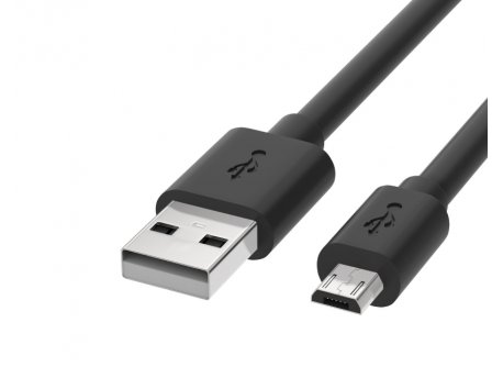FAST ASIA USB A - USB Micro-B M/M 1m crni