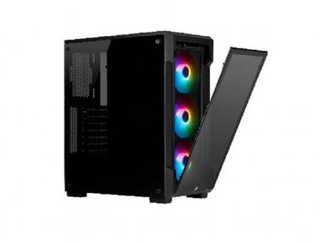 CORSAIR ICUE 220T Mid-Tower ATX/kaljeno staklo/Gaming/RGB/crna (CC-9011190-WW)