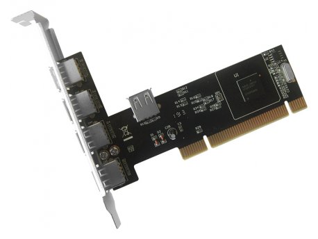 JAVTEC PCI kontroler 4xUSB 2.0 + 1x USB 2.0