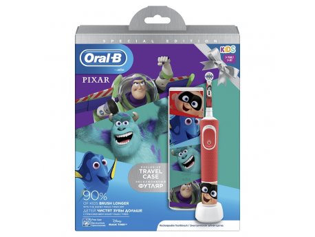 ORAL B Cetkica Pixar + Travel Case Oral B