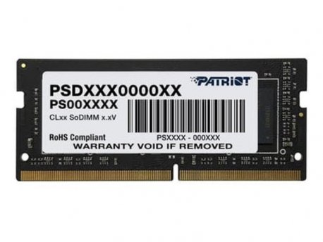 PATRIOT 16GB SODIMM DDR4, 2666MHz, Signature, PSD416G266681S