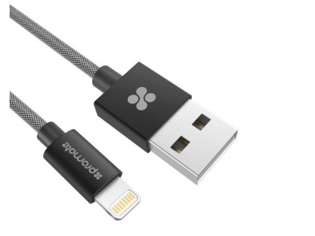 PROMATE LinkMate-LTF2 USB Kabl za Iphone 2m crni