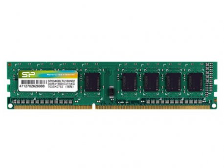 SILICON POWER 4GB DDR3, 1600MHz, CL11, SP004GBLTU160N02