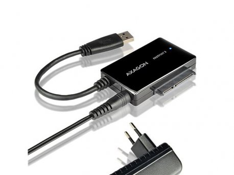 Axagon Adapter USB 3.0 na SATA (2.5''/3.5''HDD/SSD,5.25''ODD) + AC adp