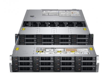DELL PowerEdge server R740XD2 1x Xeon Silver 4210 10C 4x16GB H730P 12x2TB NLSAS 1100W (1+1) 3yr ProSupport + šine