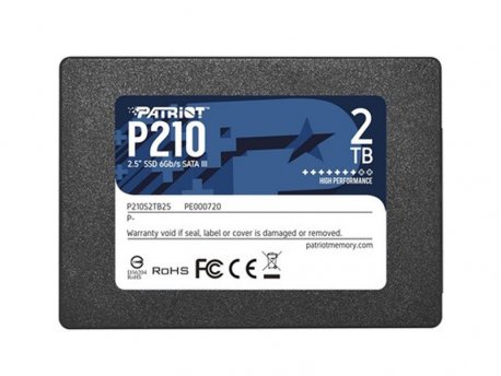PATRIOT P210 2TB, 2.5 / SATA / 520MBs/430MBs / P210S2TB25