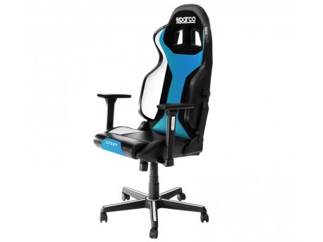 Sparco GRIP Gaming/office chair Black/Light Blue Sky