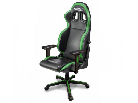 Sparco ICON Gaming/office chair Black/Fluo Green