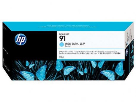 HP No.91 Light Cyan (C9470A)