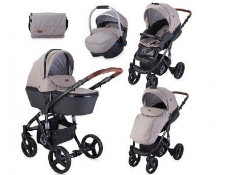 LORELLI BERTONI KOLICA RIMINI SET STRING&BLACK