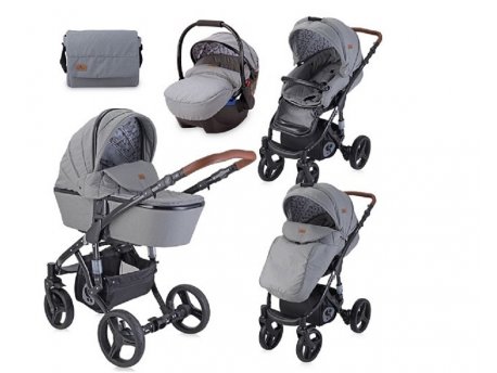 LORELLI BERTONI KOLICA RIMINI SET DARK GREY&BLACK LIGHTHOUSE