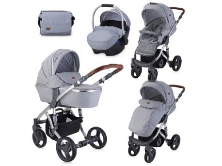 LORELLI BERTONI KOLICA RIMINI SET GREY&BLACK DOTS