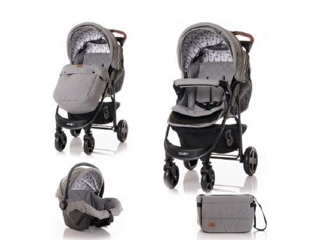 LORELLI BERTONI KOLICA DAISY SET DARK GREY LIGHTHOUSE