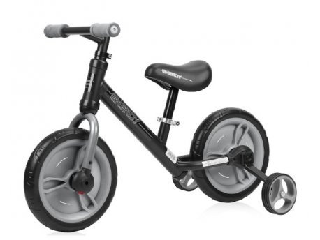 LORELLI BERTONI BICIKL BALANCE BIKE ENERGY 2 in1 BLACK&GREY