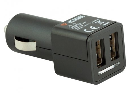 YENKEE YAC 2001 4200mAh automobilski USB punjac crni