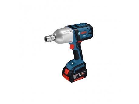 BOSCH plavi alat GDS 18 V-LI HT 2x5,0Ah akumulatorski udarni odvrtač u L-Boxx